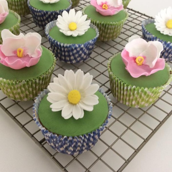 Cupcakes de Flores